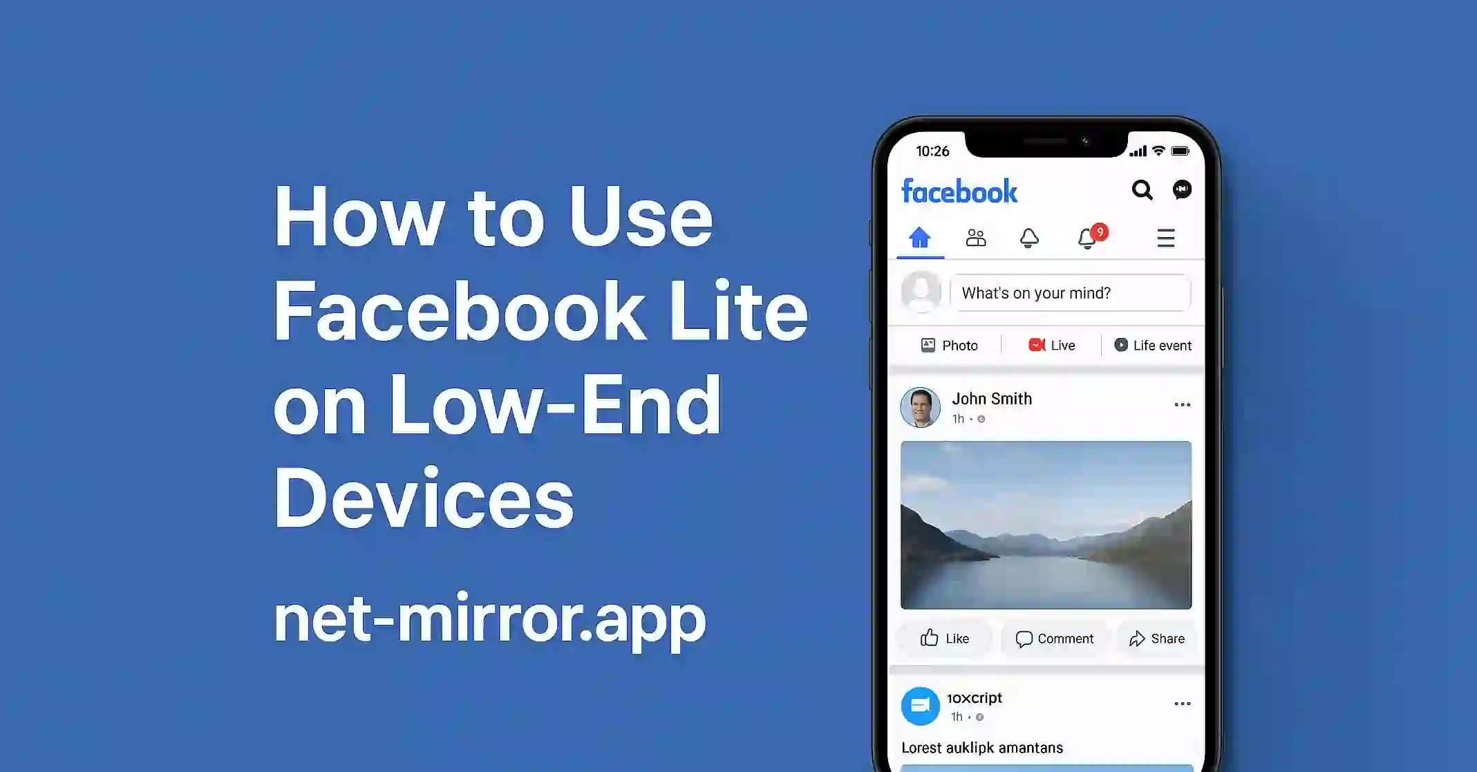 How to Use Facebook Lite on Low-End Devices (1)